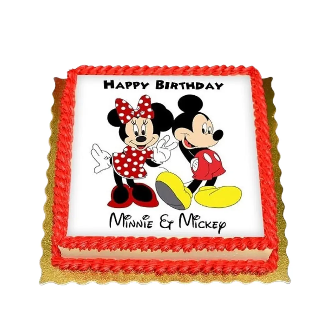 Mickey Mouse Photo Cake
