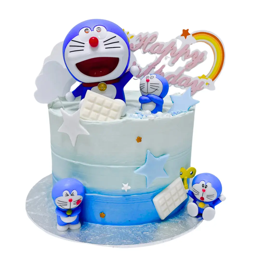 Doraemon Theme Cake