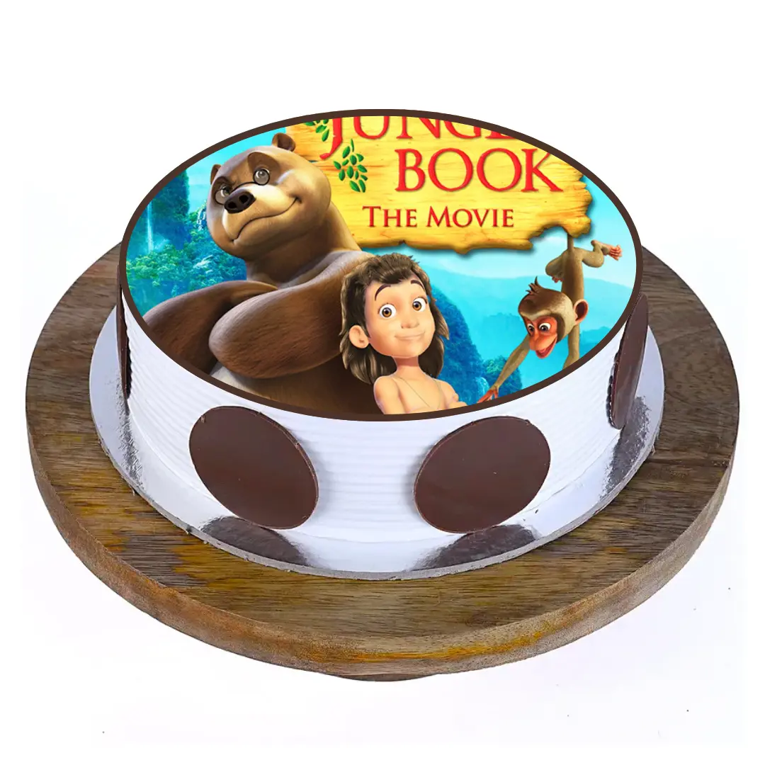 Jungle Book Photo Cake