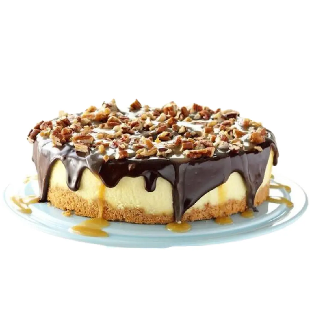 Chocolate Turtle Cheesecake