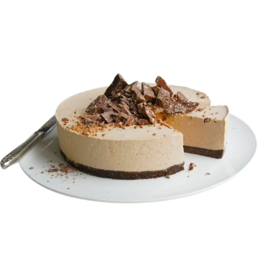 Eggless Toblerone Cheesecake