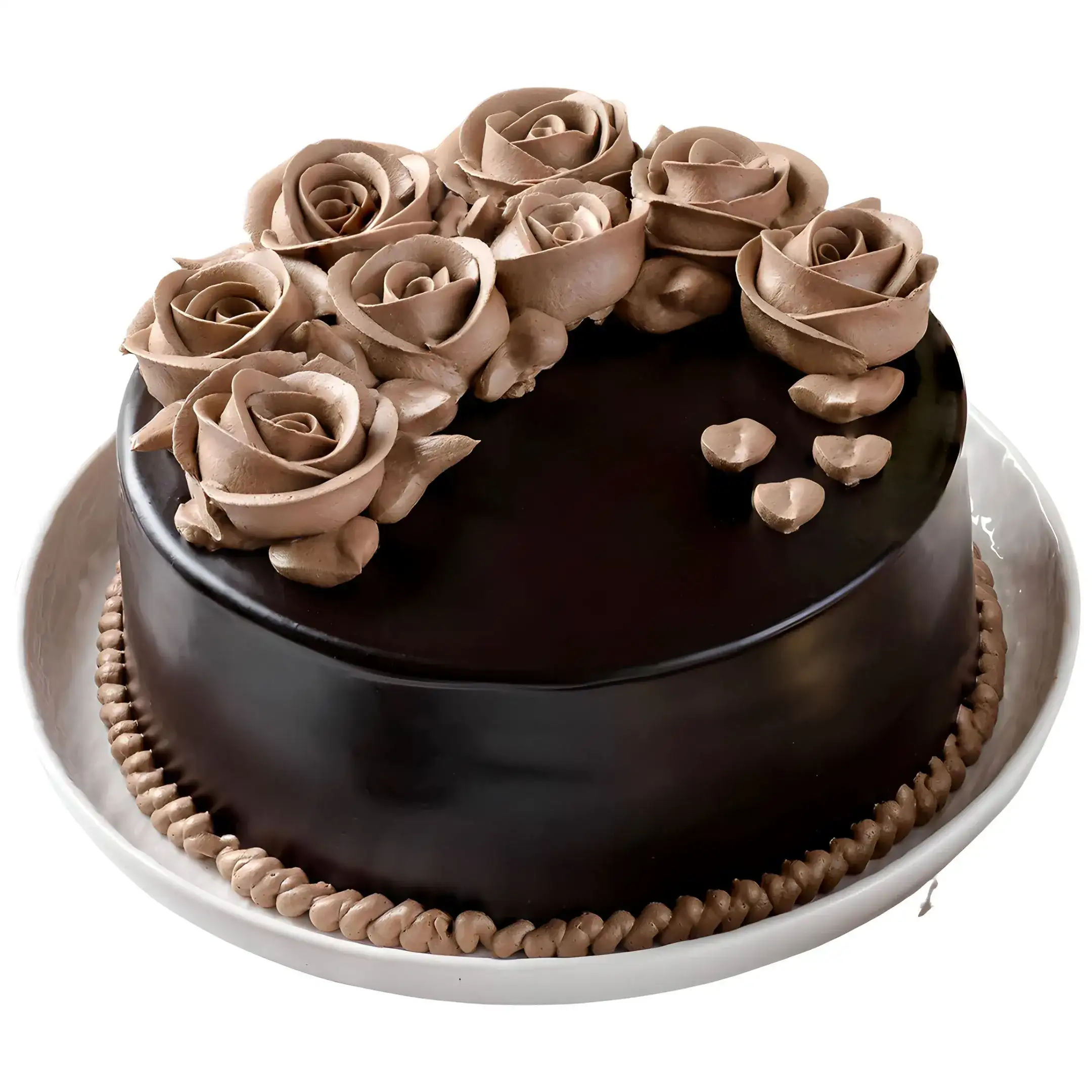 Rose Paradise Chocolate Eggless Cake